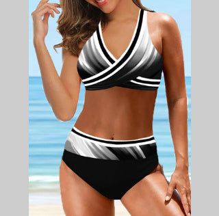 Fiona – Bikini z rozcięciami na wakacje na plaży