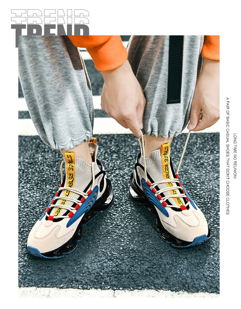 Stuart – Atmungsaktive Herren-Sportschuhe mit dicker Sohle