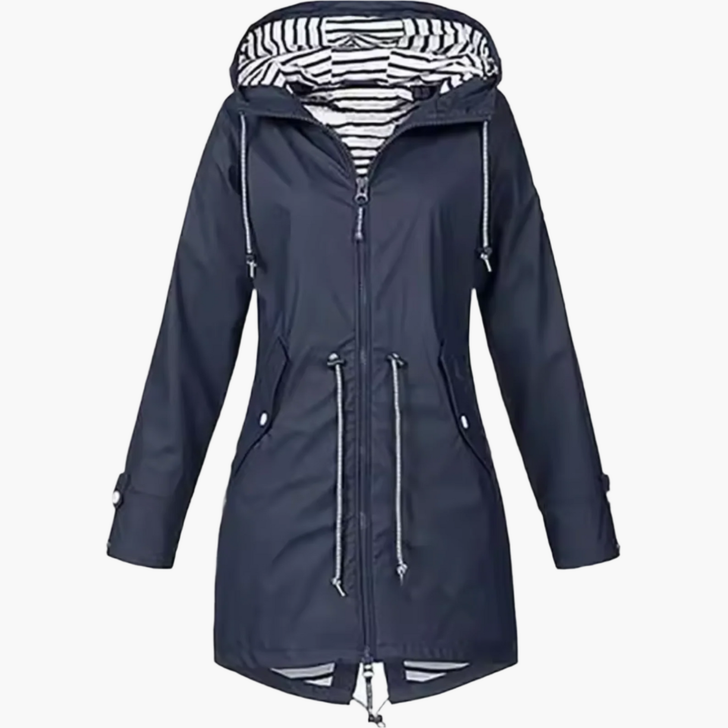 Damen Regenjacke Outdoor Windbreaker mit Kapuze – Wasserdichte Übergangsjacke für Freizeit & Reisen