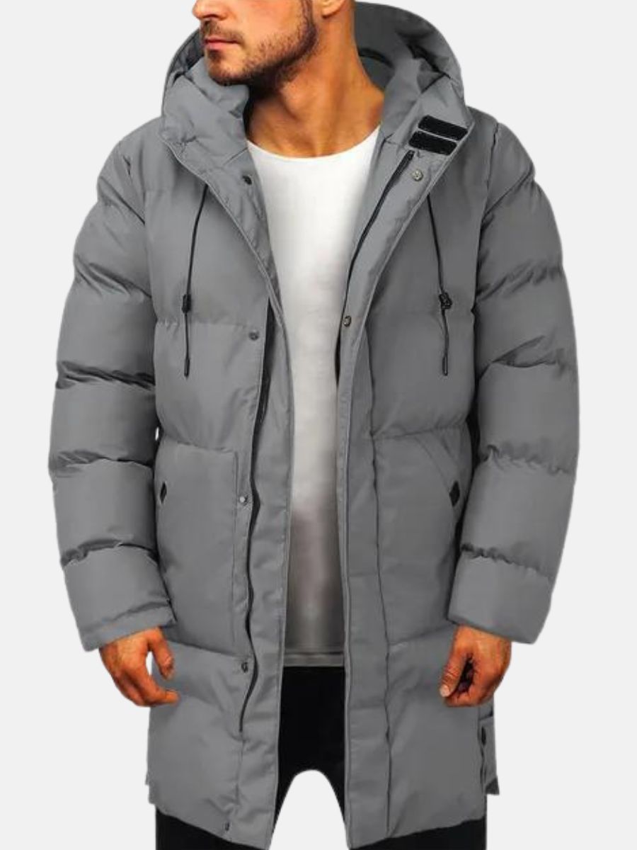 Herren Winter Parka Jacke – Langer, warmer Outdoor Mantel für kalte Tage und Freizeit