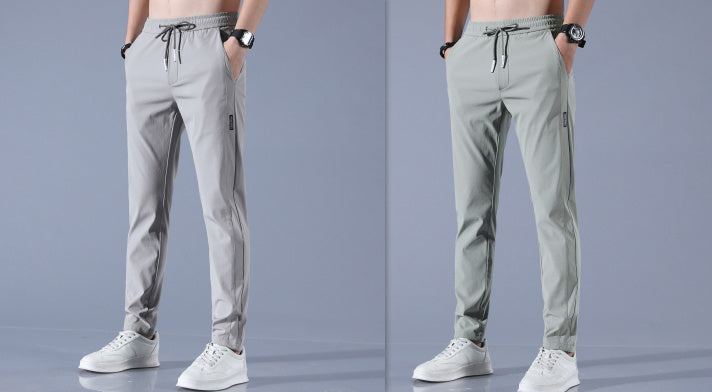 Herren Jogginghose Slim Fit mit Reißverschlusstaschen