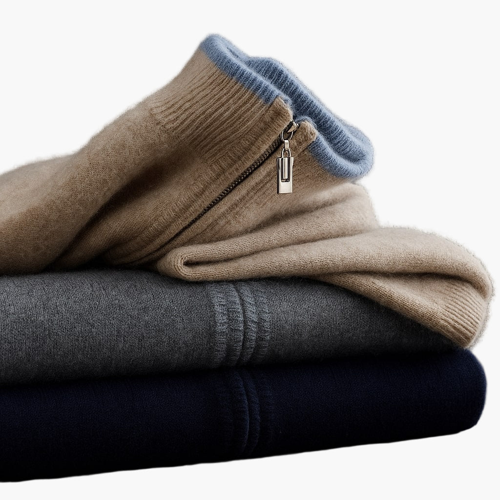 Herren Strickjacke im modernen Minimalstil – Vielseitig und elegant für Business & Freizeit