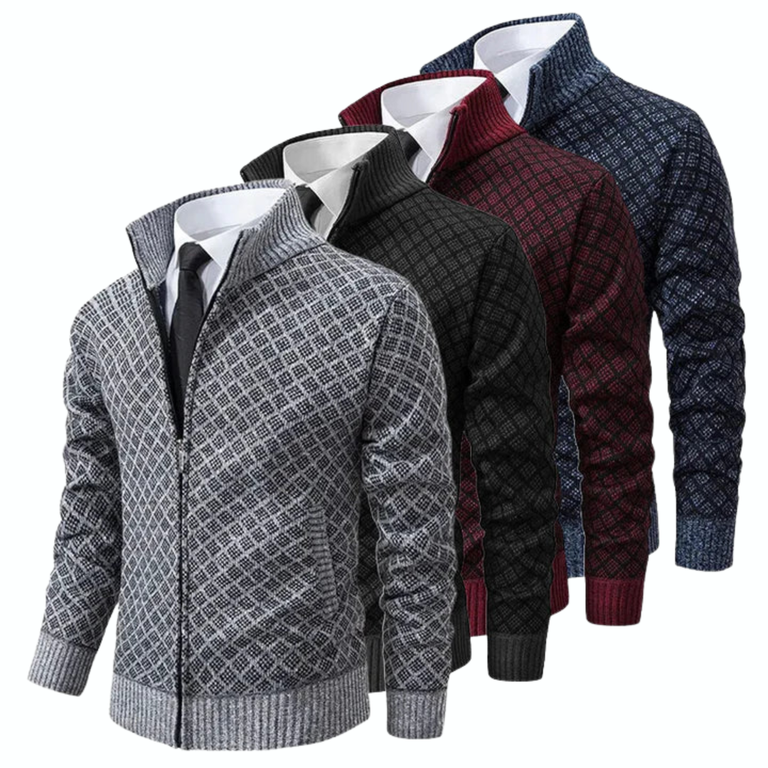 Herren Strickjacke im Business-Look – Eleganter Freizeit- und Büro-Style