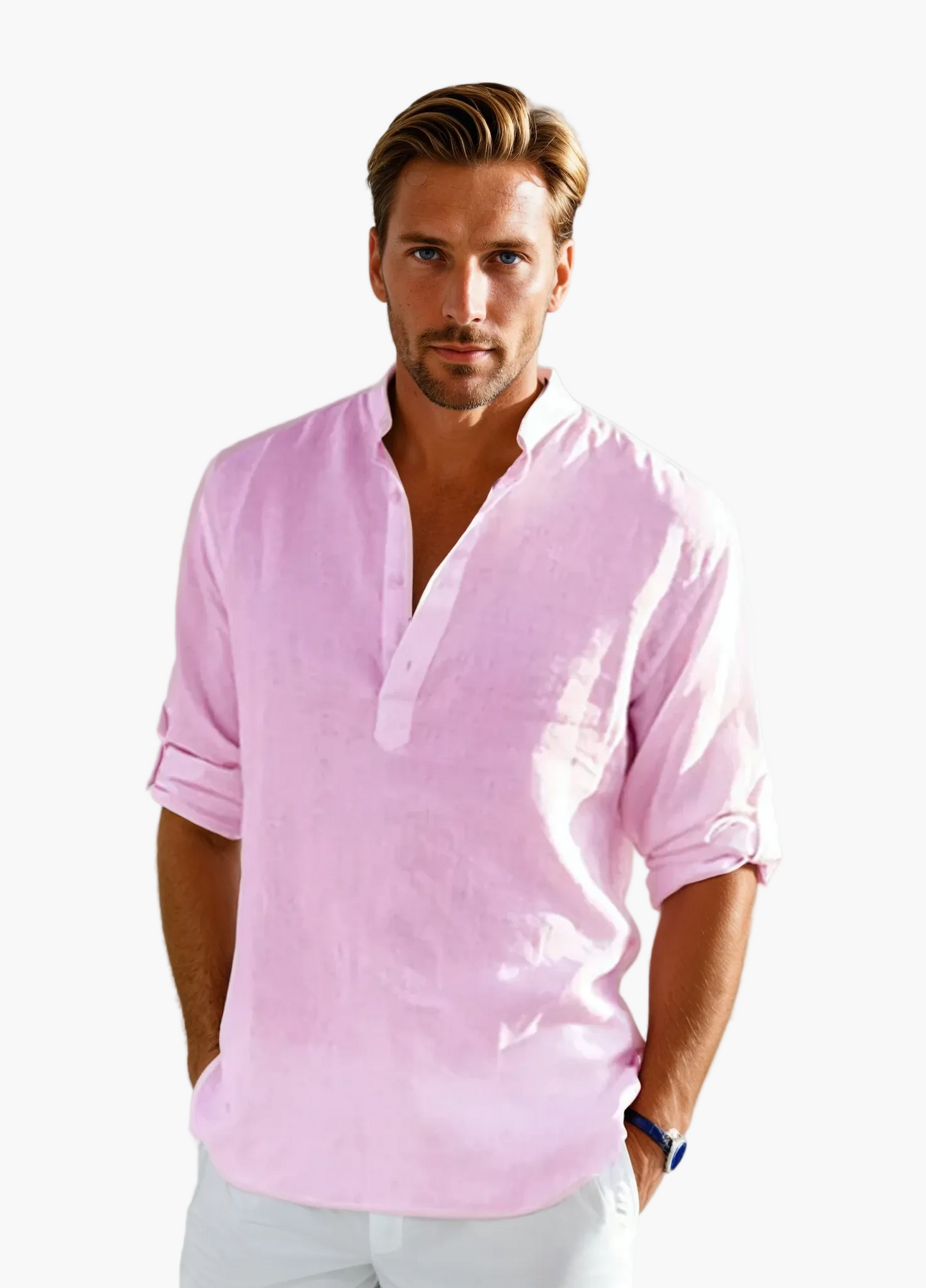 Heren vrijetijdshemd met tijdloze stijl – Perfect voor zomer & dagelijks gebruik