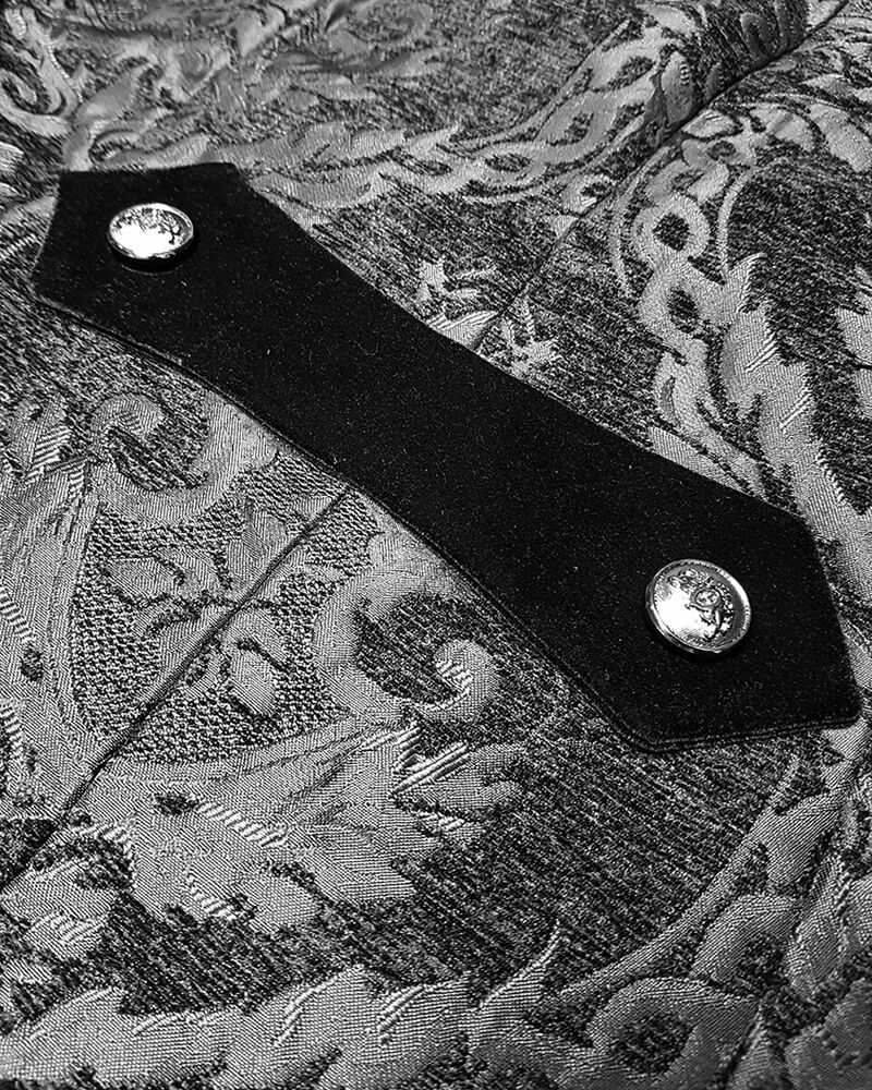 Heren Victoriaanse frak met brokaatpatroon – elegant kostuum voor feestelijke gelegenheden