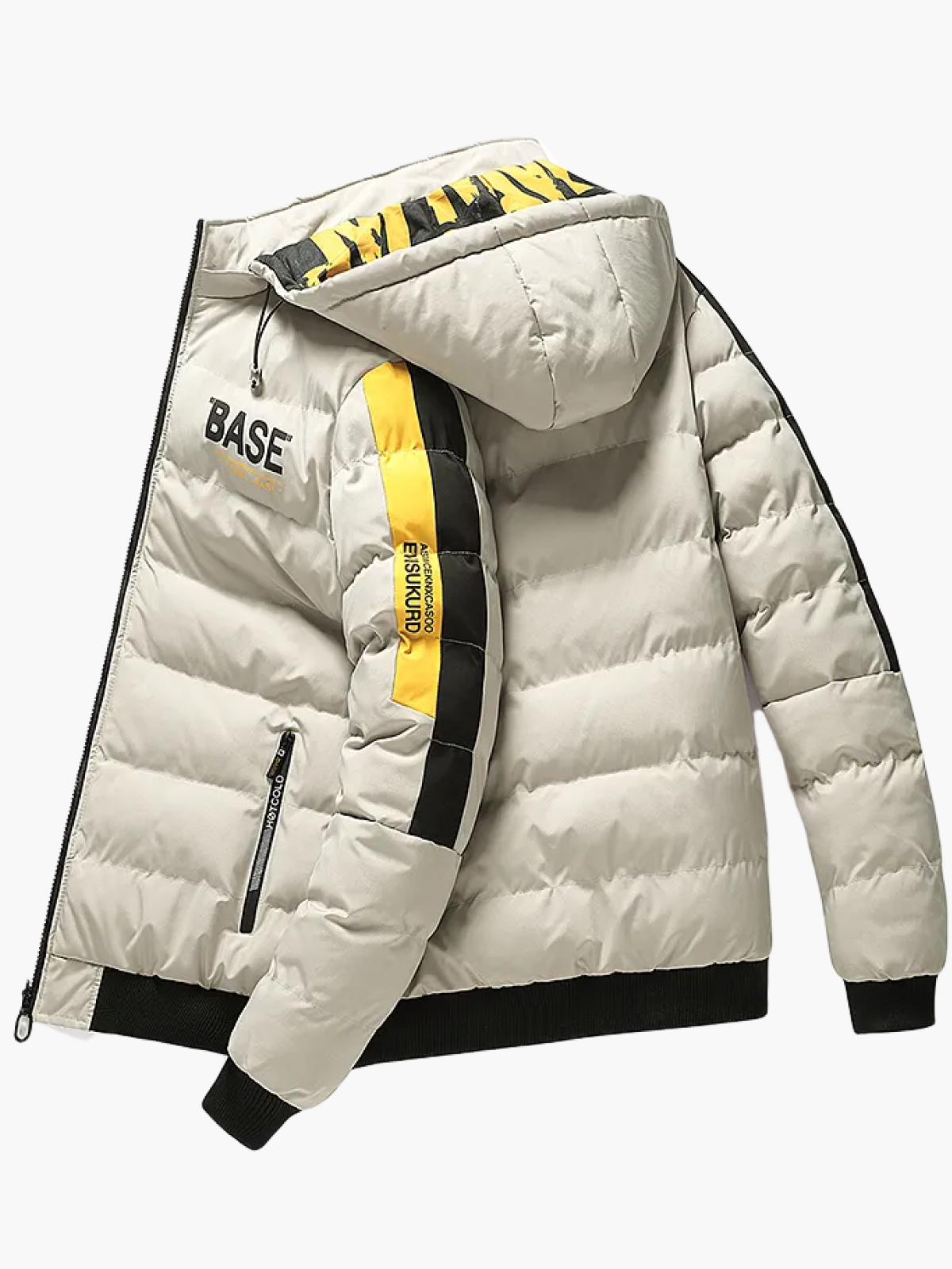 Herren Winter Steppjacke Urban Streetstyle Kapuze – Modische Outdoorjacke für Alltag & Freizeit