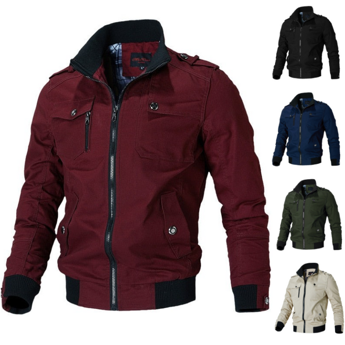 Herren Bomberjacke Sommer – Modische Freizeitjacke mit klassischem Schnitt und vielseitigem Stil