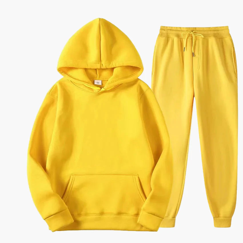 Damen Freizeit Jogginganzug Set Hoodie und Jogginghose – Lässiger Streetwear-Look, ideal für Alltag und Sport