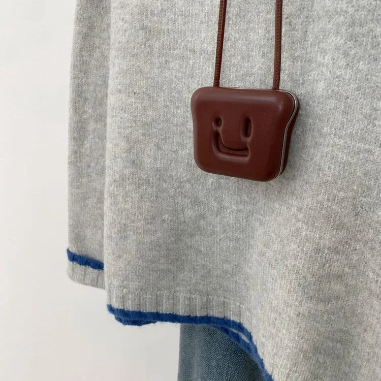 Damen Strickpullover im lässigen Stil für Herbst – Bequemer Freizeit-Sweater mit Rundhalsausschnitt