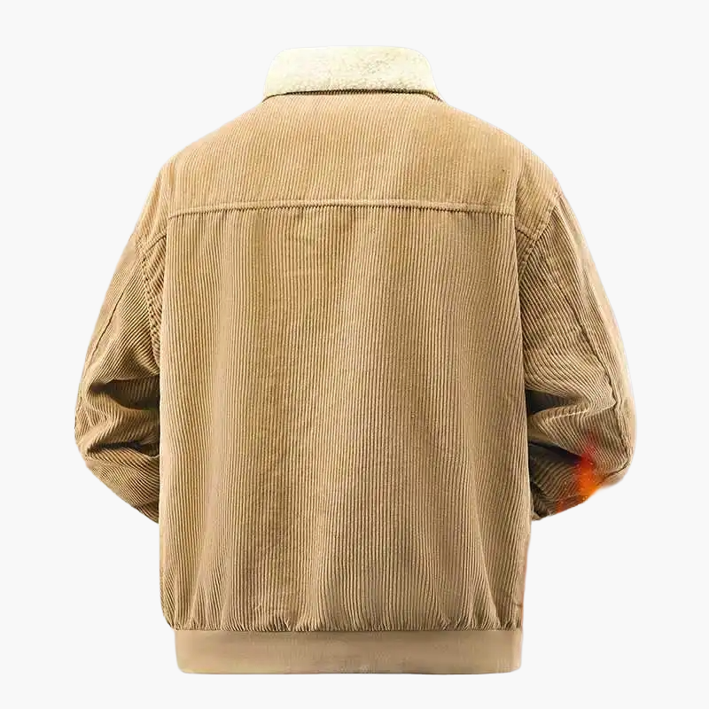 Herren Winterjacke mit Fleece-Innenfutter – Modische Freizeitjacke für kalte Tage