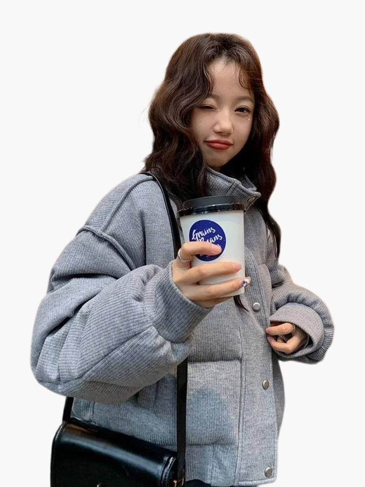 Dames vrijetijds steppjack in oversize-look – Modieuze overgangsjas voor dagelijks gebruik en streetstyle