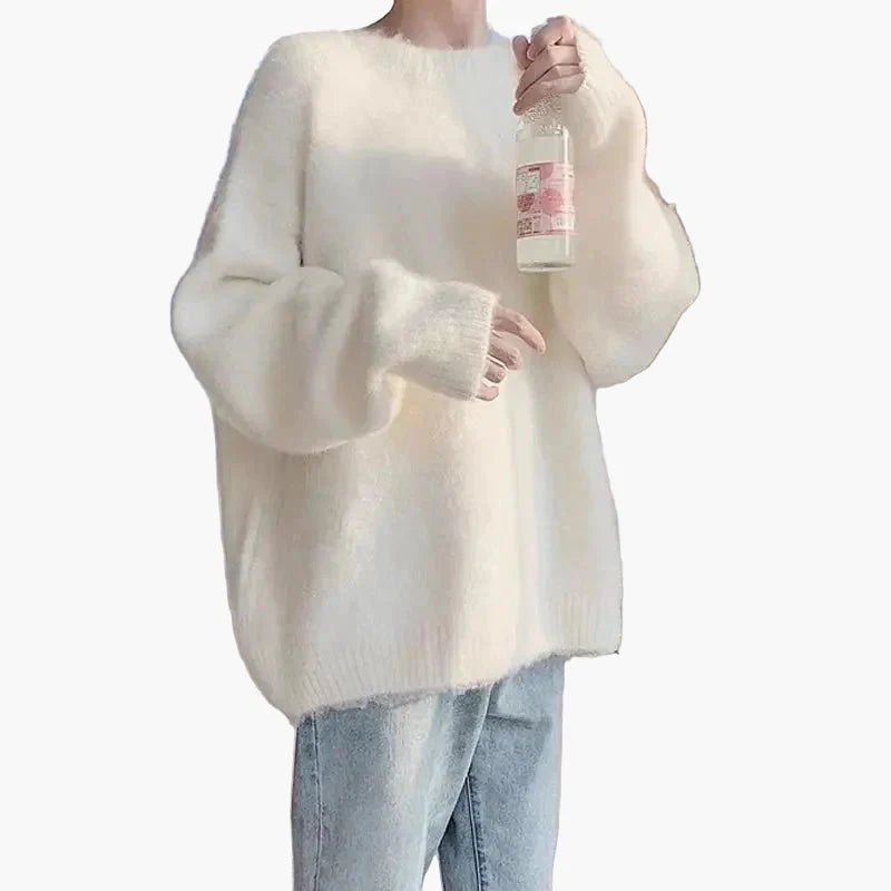 Damen Oversize Pullover Lockerer Stil – Lässiger Winterpulli für Alltag & Freizeit