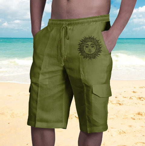 Ronald – Mehrfachtaschen Herren Strand Cargo-Hose