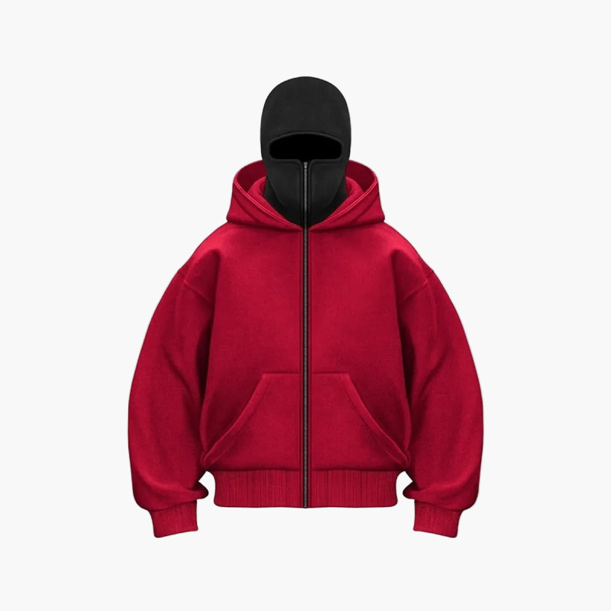 Unisex Urban Techwear Hoodie mit integriertem Maskendesign – Streetwear für Alltag und Freizeit