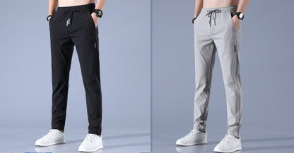 Herren Jogginghose Slim Fit mit Reißverschlusstaschen
