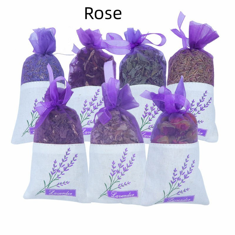 Aromatisches Duft-Säckchen Set – Pflanzliche Trockenblumen für Haus, Büro & Schrank