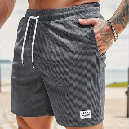 Herren Schnür-Cord-Shorts – Sportlich & Modisch für Freizeit und Fitness