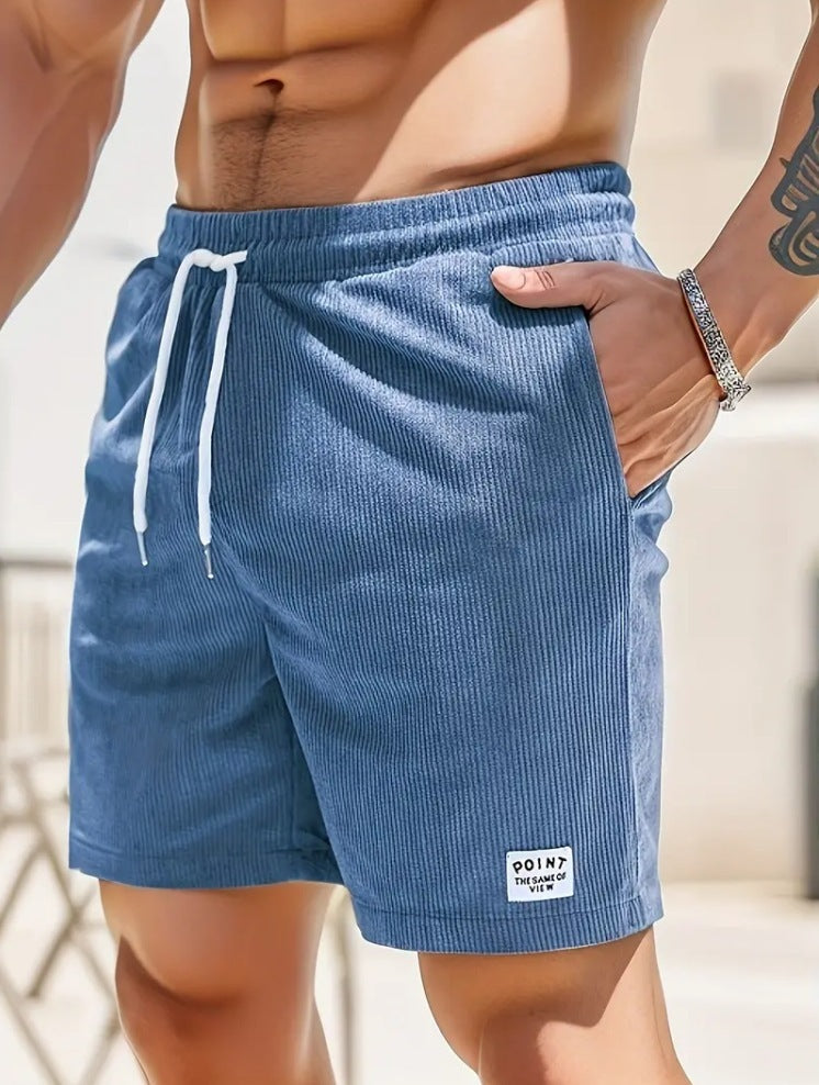 Herren Schnür-Cord-Shorts – Sportlich & Modisch für Freizeit und Fitness