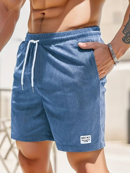 Herren Schnür-Cord-Shorts – Sportlich & Modisch für Freizeit und Fitness