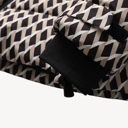 Giacca imbottita da donna con cintura e cappuccio – Giacca invernale elegante e idrorepellente per tutti i giorni e outdoor