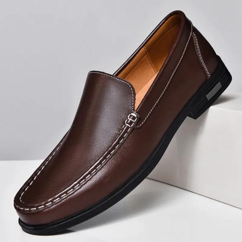 Valdemir – Mocasines slip-on de cuero sintético en estilo elegante para negocios y ocio