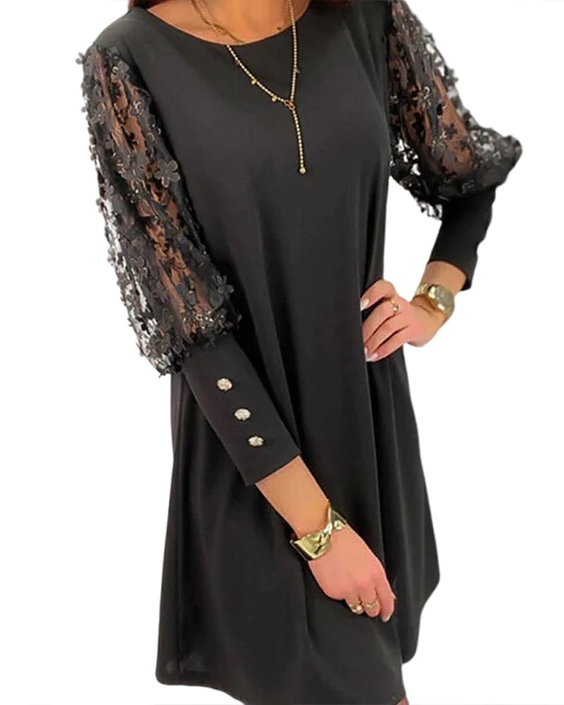 Laila - Hemdkleid mit Puffärmeln