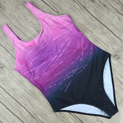 Elizabeth – Vintage Einteiler Badeanzug für Damen mit hohem Schnitt und Bandagen