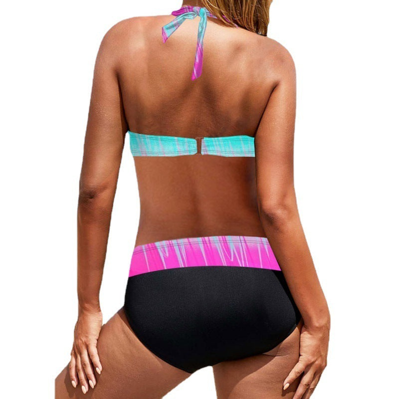 Fiona – Bikini z rozcięciami na wakacje na plaży