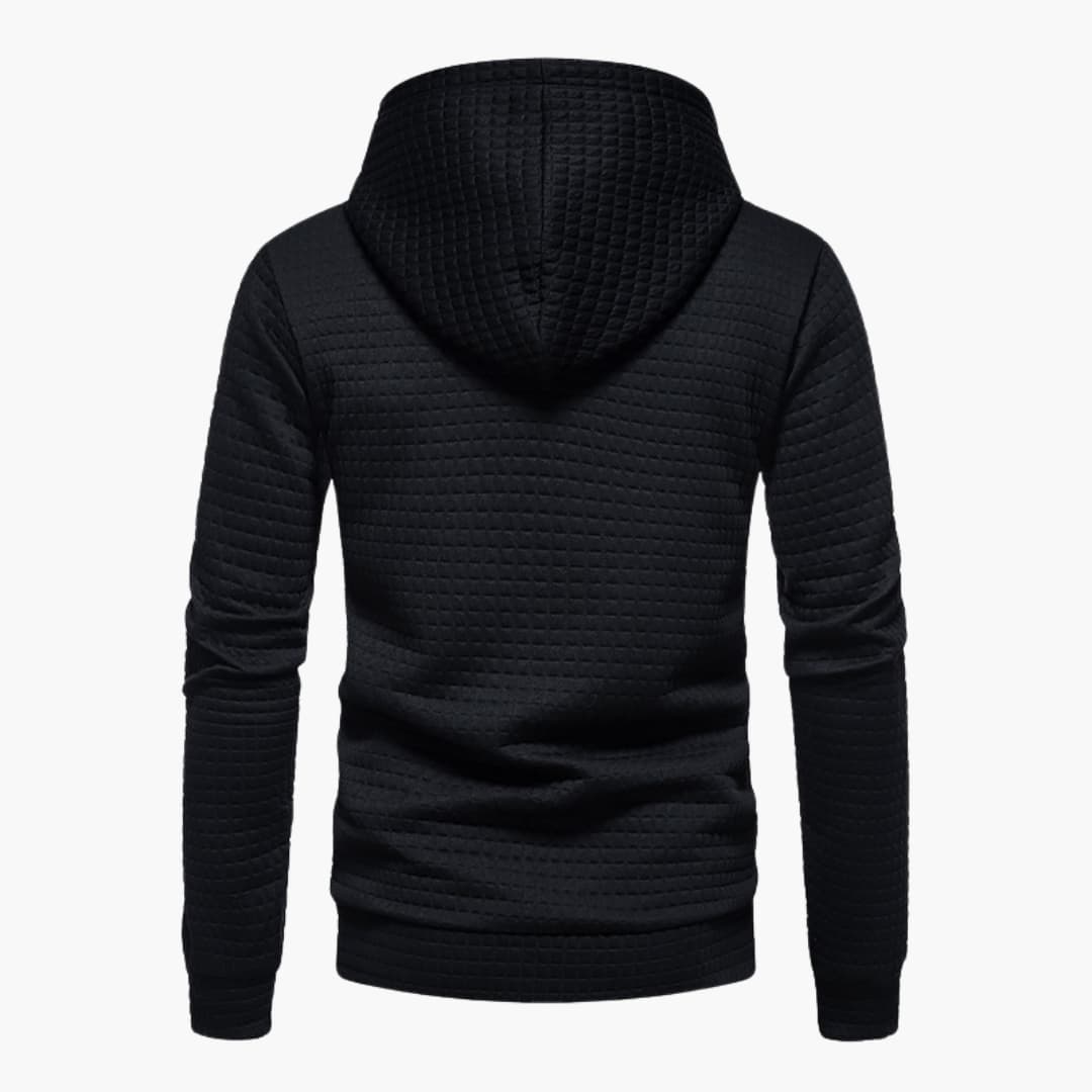 Herren Kapuzenpullover Kariert – Moderner Freizeit-Hoodie für Alltag und Sport