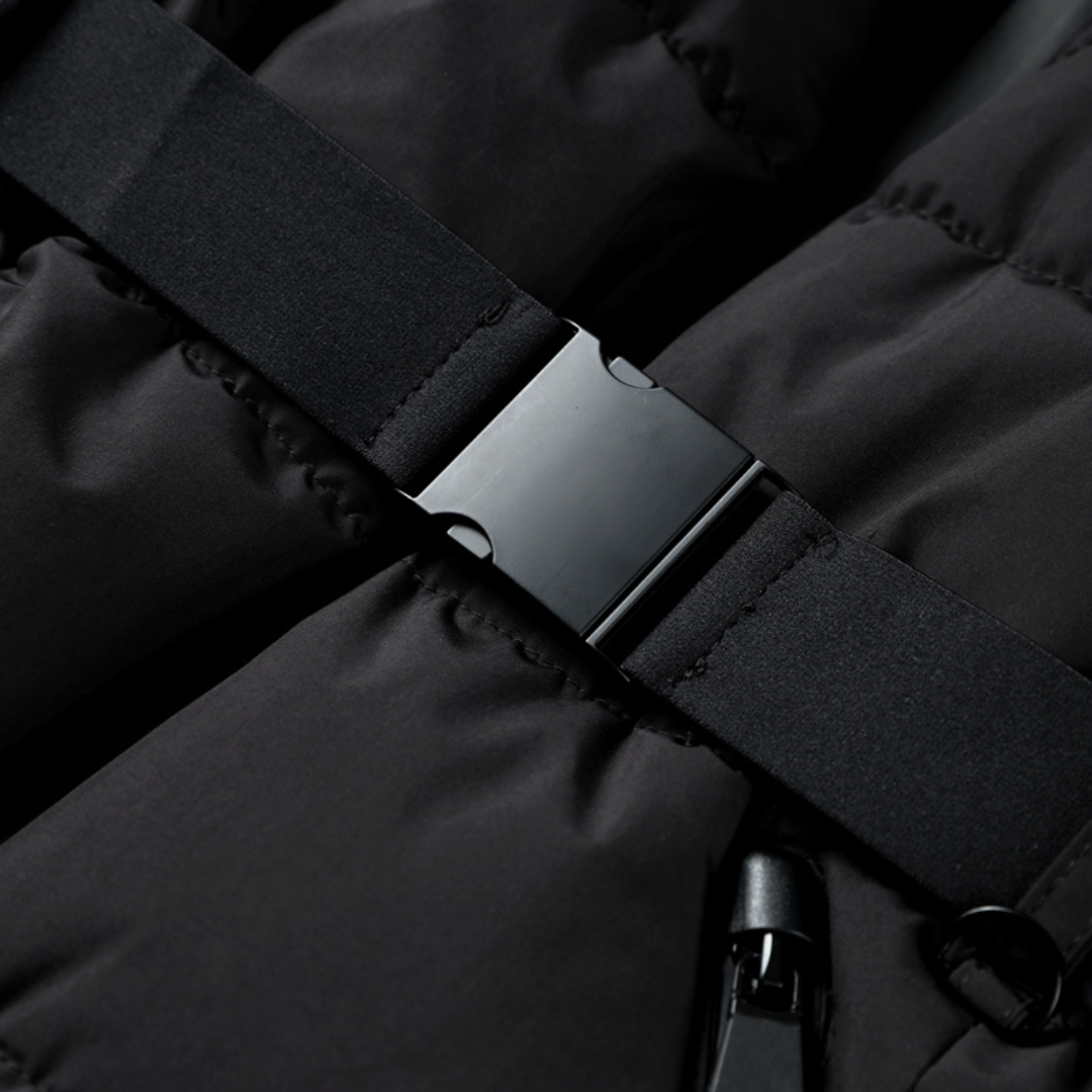 Damen Steppjacke mit Gürtel – Modische Winterjacke mit Kapuze und wasserabweisend, für Outdoor & Alltag