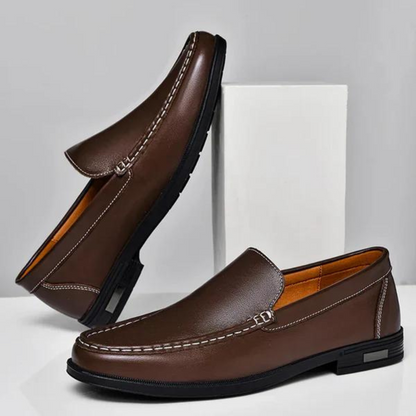 Valdemir – Mocasines slip-on de cuero sintético en estilo elegante para negocios y ocio