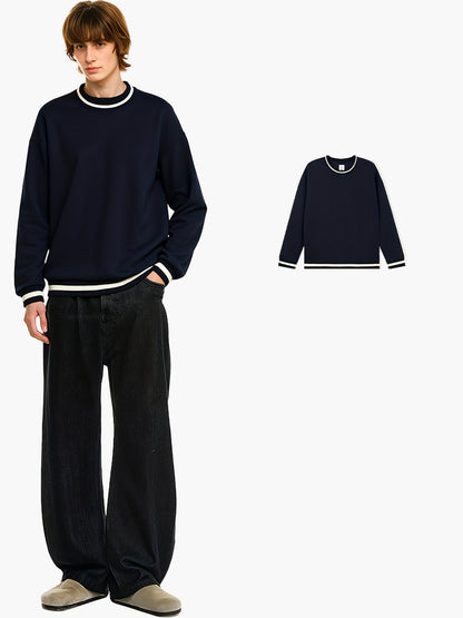 Herren Rundhals Pullover – Moderner Casual Style für Alltag und Ausgehen