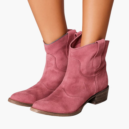 Damen Western-Stiefeletten für Alltag & Freizeit – Claudia Boots mit Blockabsatz