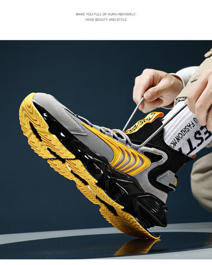 Stuart – Atmungsaktive Herren-Sportschuhe mit dicker Sohle