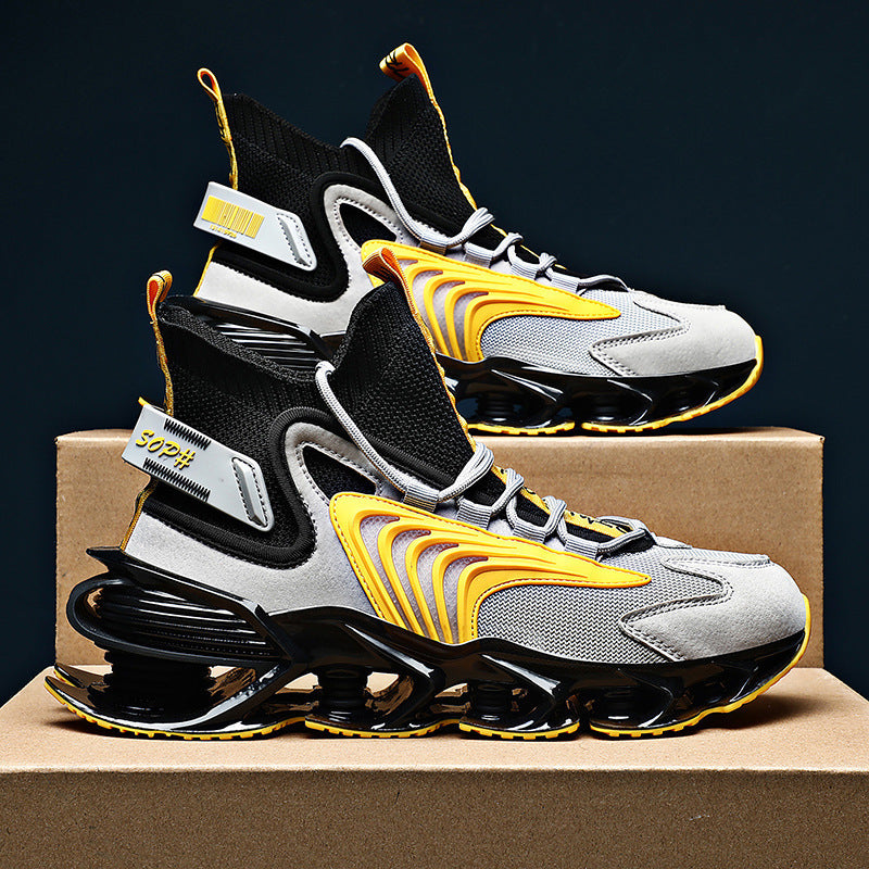 Stuart – Atmungsaktive Herren-Sportschuhe mit dicker Sohle