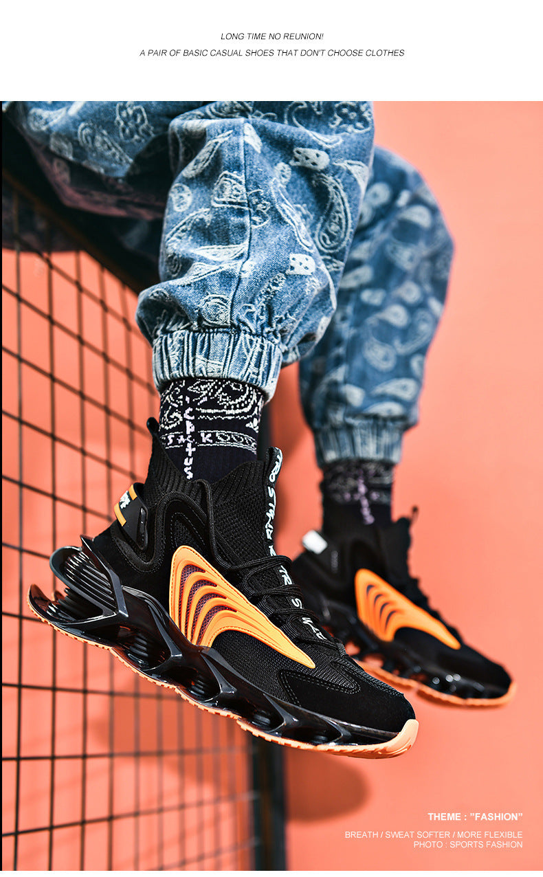 Stuart – Atmungsaktive Herren-Sportschuhe mit dicker Sohle