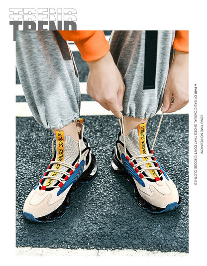 Stuart – Atmungsaktive Herren-Sportschuhe mit dicker Sohle