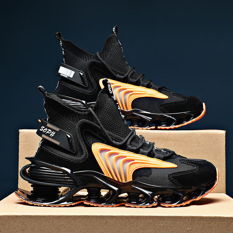 Stuart – Atmungsaktive Herren-Sportschuhe mit dicker Sohle