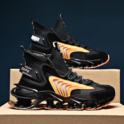 Stuart – Atmungsaktive Herren-Sportschuhe mit dicker Sohle