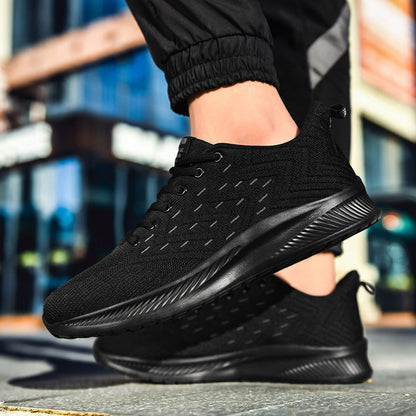 Reginald – Ultralight Herrenlaufschuhe mit Gewebemuster