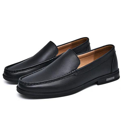 Valdemir – Mocasines slip-on de cuero sintético en estilo elegante para negocios y ocio