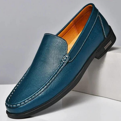 Valdemir – Mocasines slip-on de cuero sintético en estilo elegante para negocios y ocio