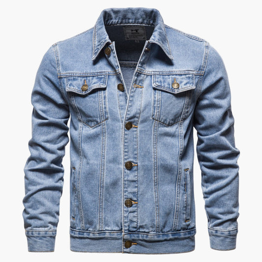 Herren Jeansjacke im klassischen Stil – Vielseitig, modisch, ideal für Alltag und Freizeit