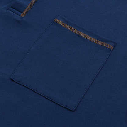 Herren Henley Poloshirt Kurzarm Modern Freizeitstil