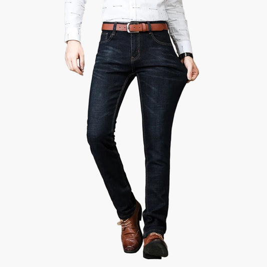 Herren Stretch-Jeans Gerade Passform – Bequeme Alltagsjeans für Arbeit und Freizeit
