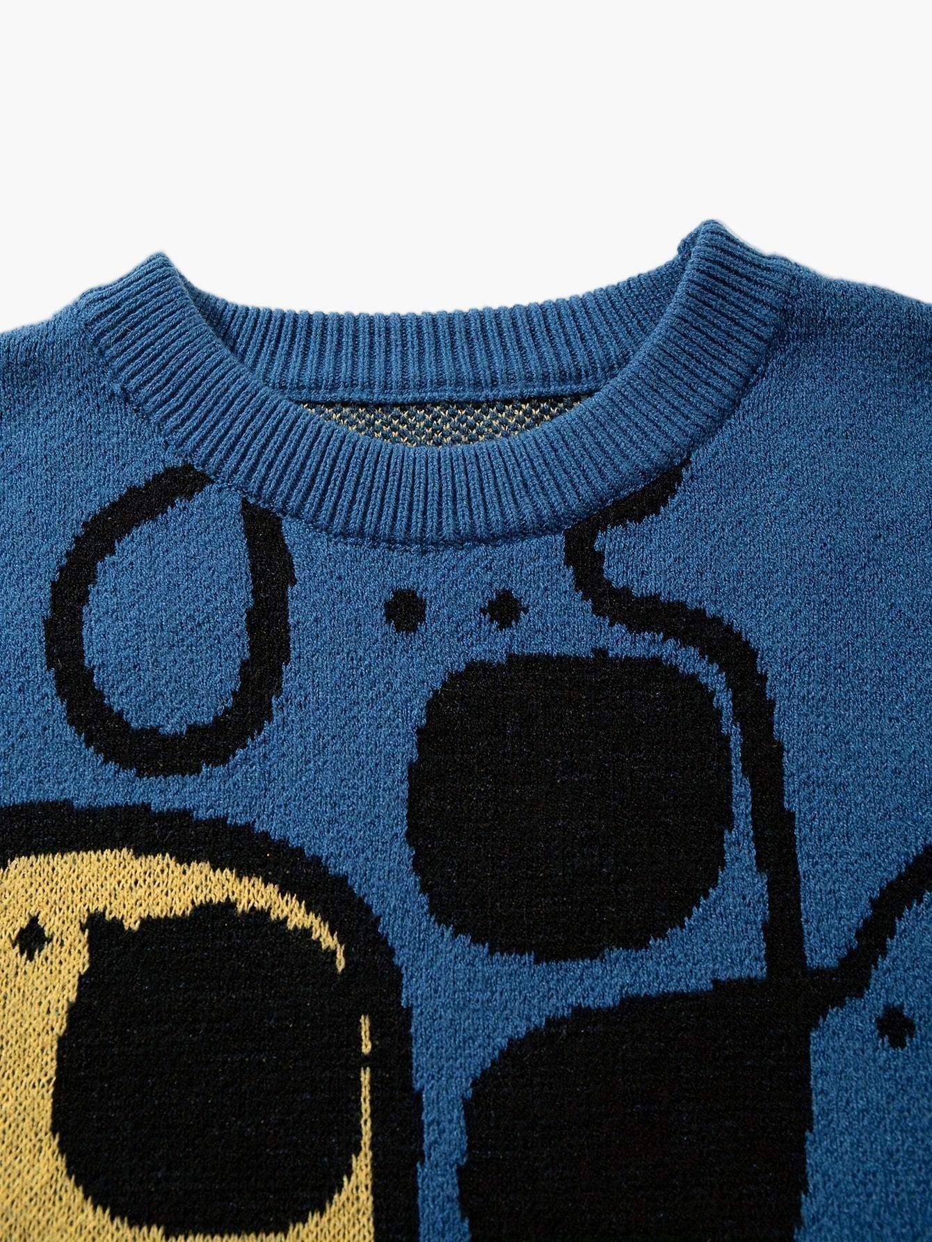 Herren Pullover mit Hunde-Motiv und lockerem Schnitt – Stylischer Strickpullover für Freizeit und Alltag