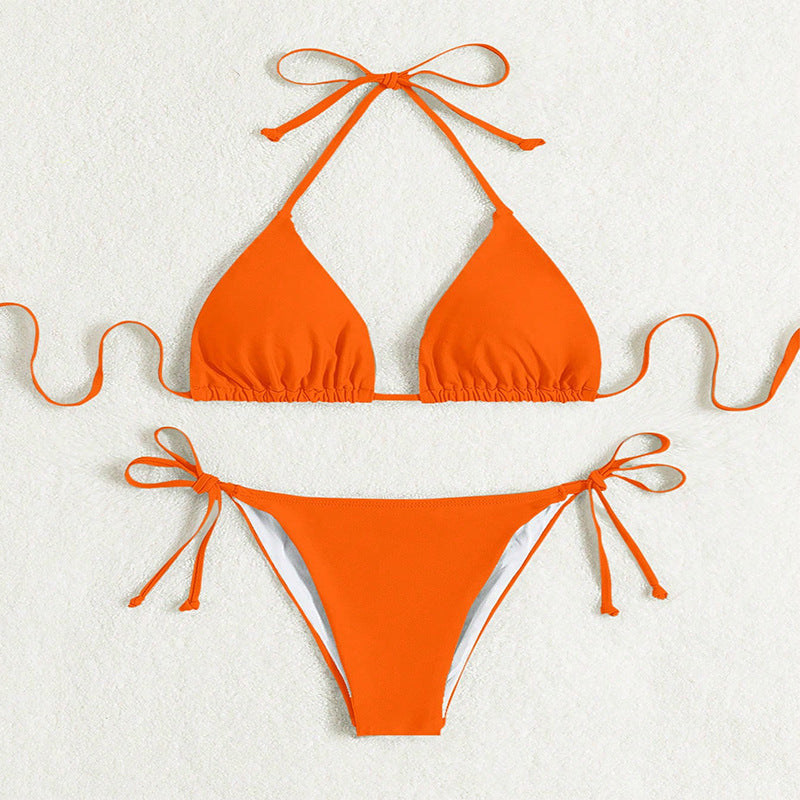 Lisa – Bikini a fascia intrecciata colorato