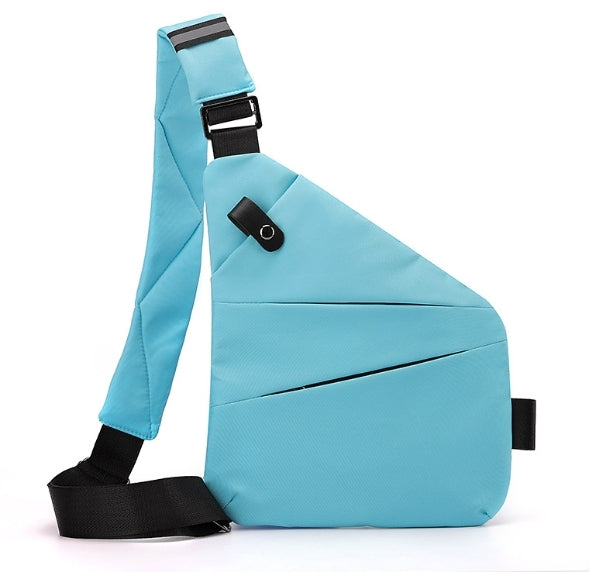 SecureSling - Stylische Diebstahlsichere Brusttasche