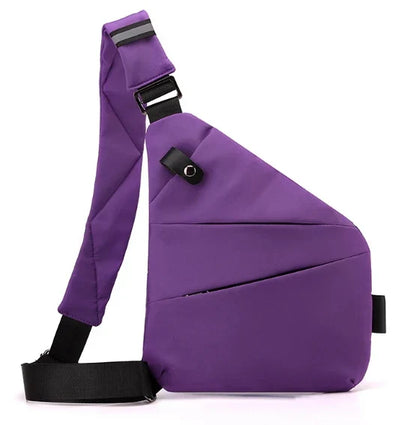 SecureSling - Stylische Diebstahlsichere Brusttasche