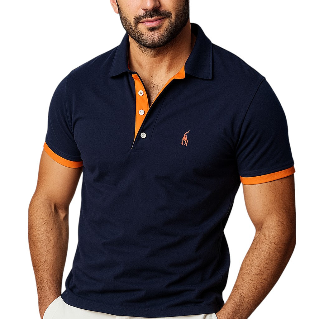 Herren Polo-Shirt Klassischer Stil Freizeit Business Modern